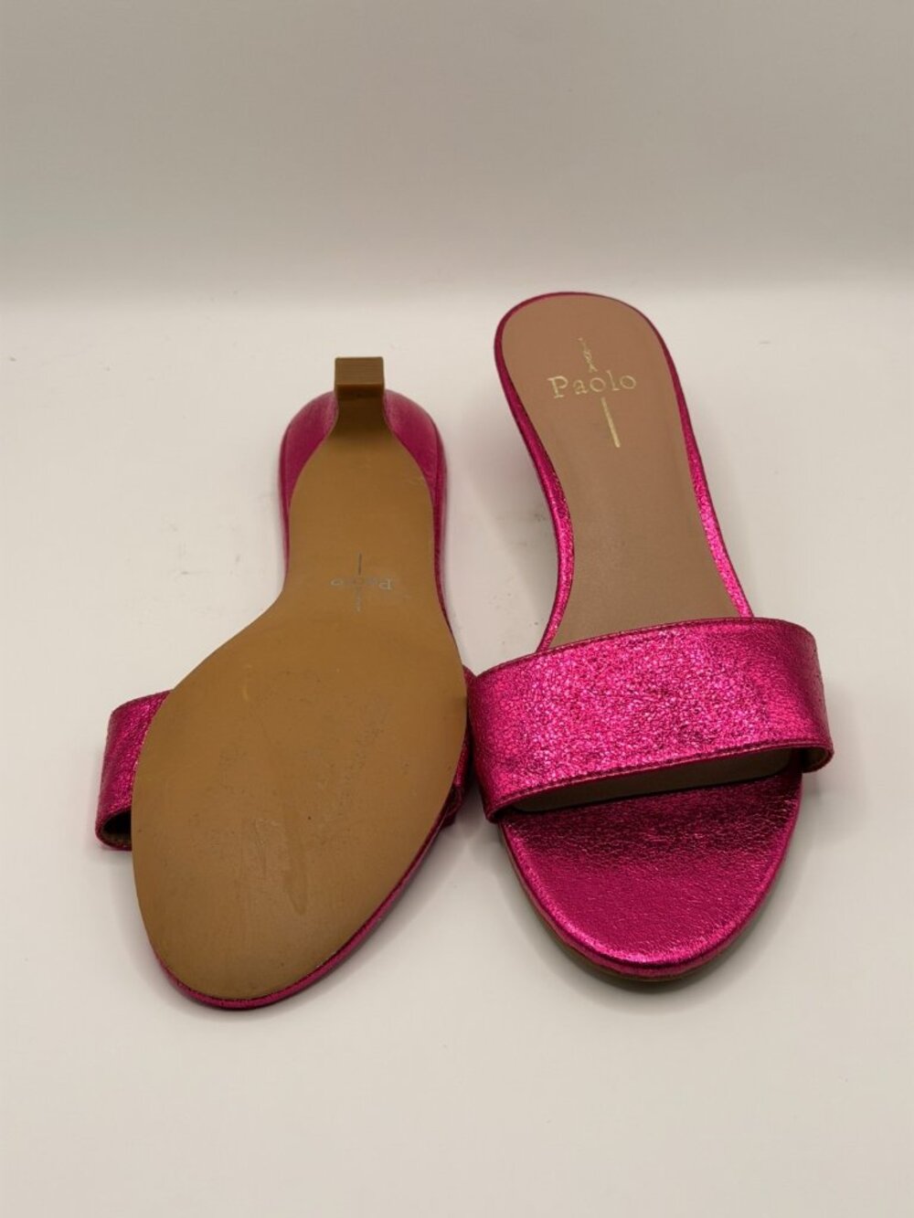 LINEA PAOLO Womens Ilia Kitten Heel Sandal In Pink Sz 8 M - Picture 9 of 9